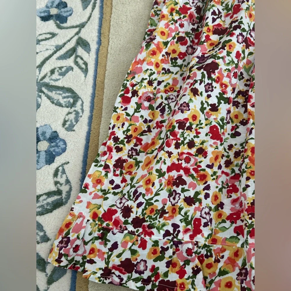Women’s Boho Bohemian Whimsical Summery Beachy Colorful Floral Dress